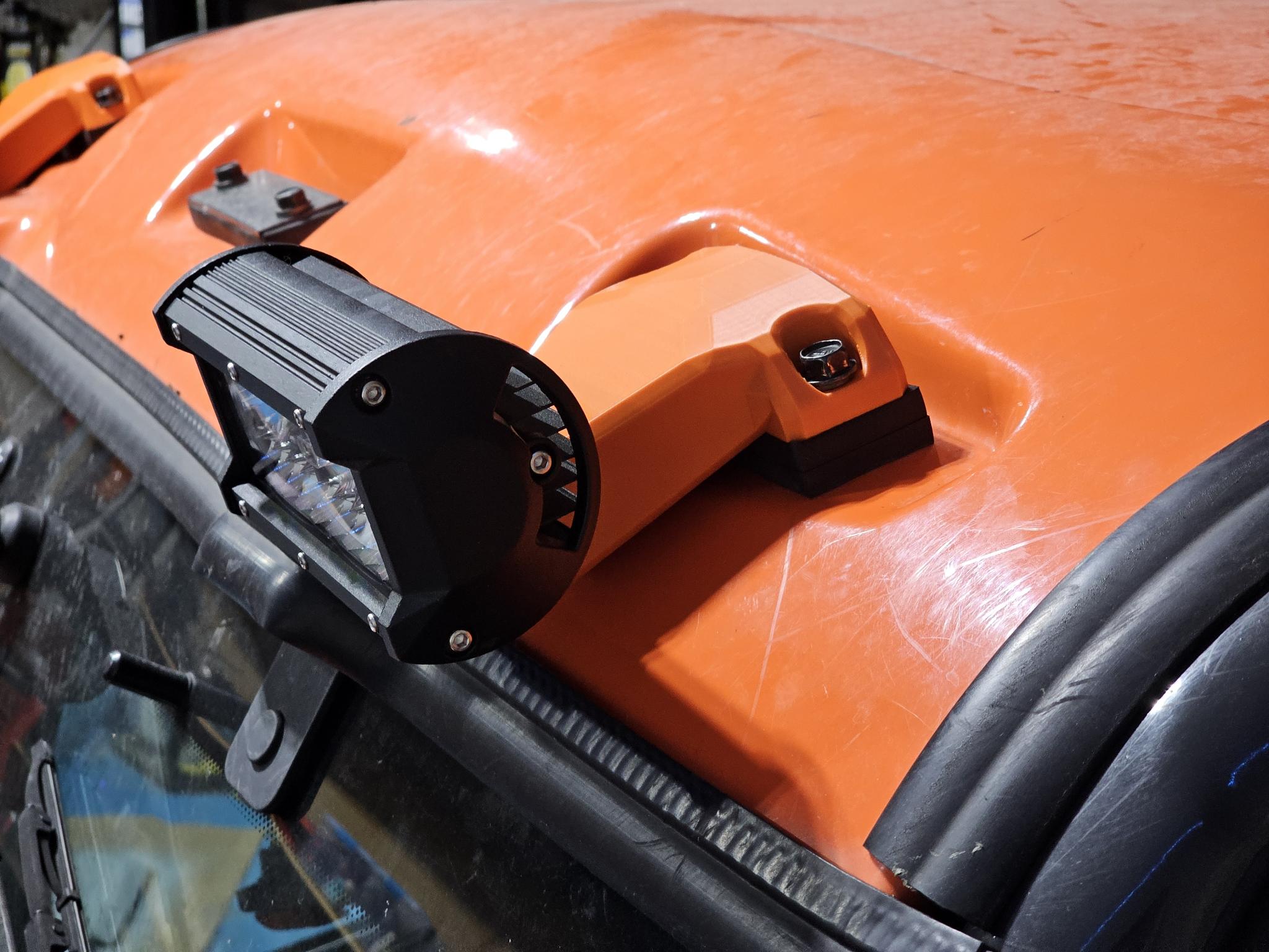 LED Work Light Mount for Kubota X Series Cab RTVs